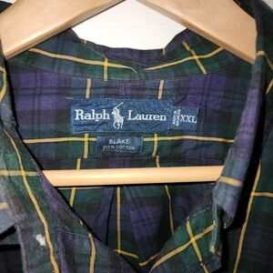 Ralph Lauren plaid oxford